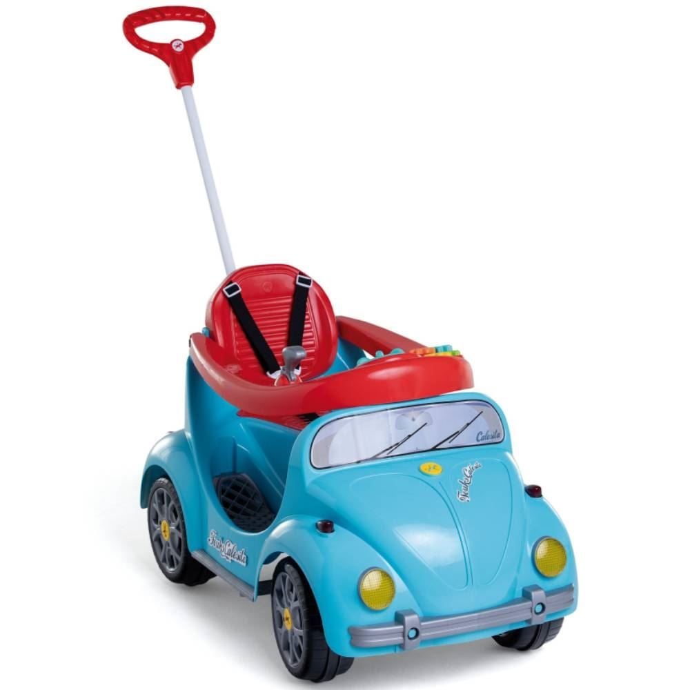 Carro Passeio E Pedal Azul Fouks Calesita - 998