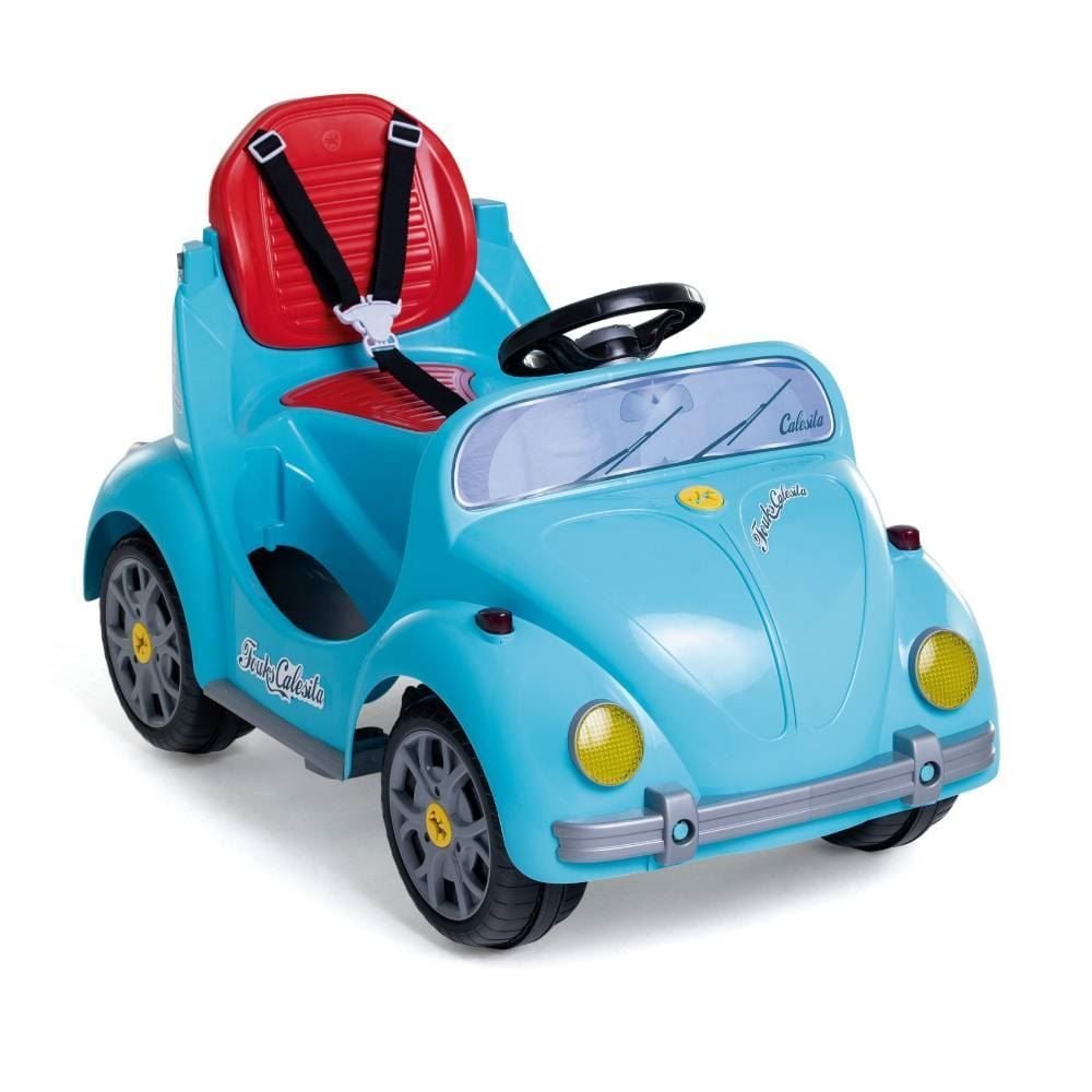 Carro Passeio E Pedal Azul Fouks Calesita - 998