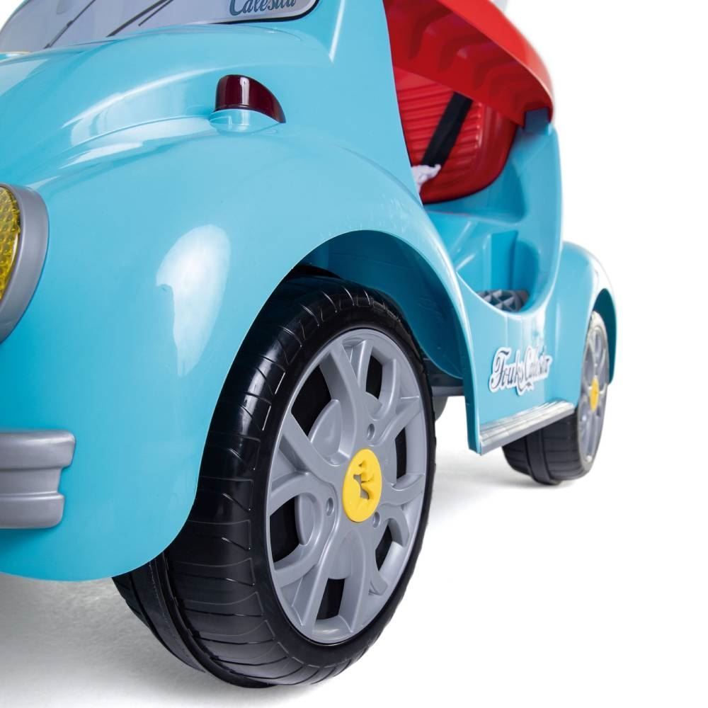 Carro Passeio E Pedal Azul Fouks Calesita - 998