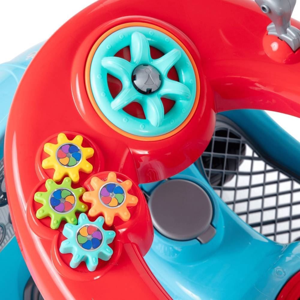 Carro Passeio E Pedal Azul Fouks Calesita - 998