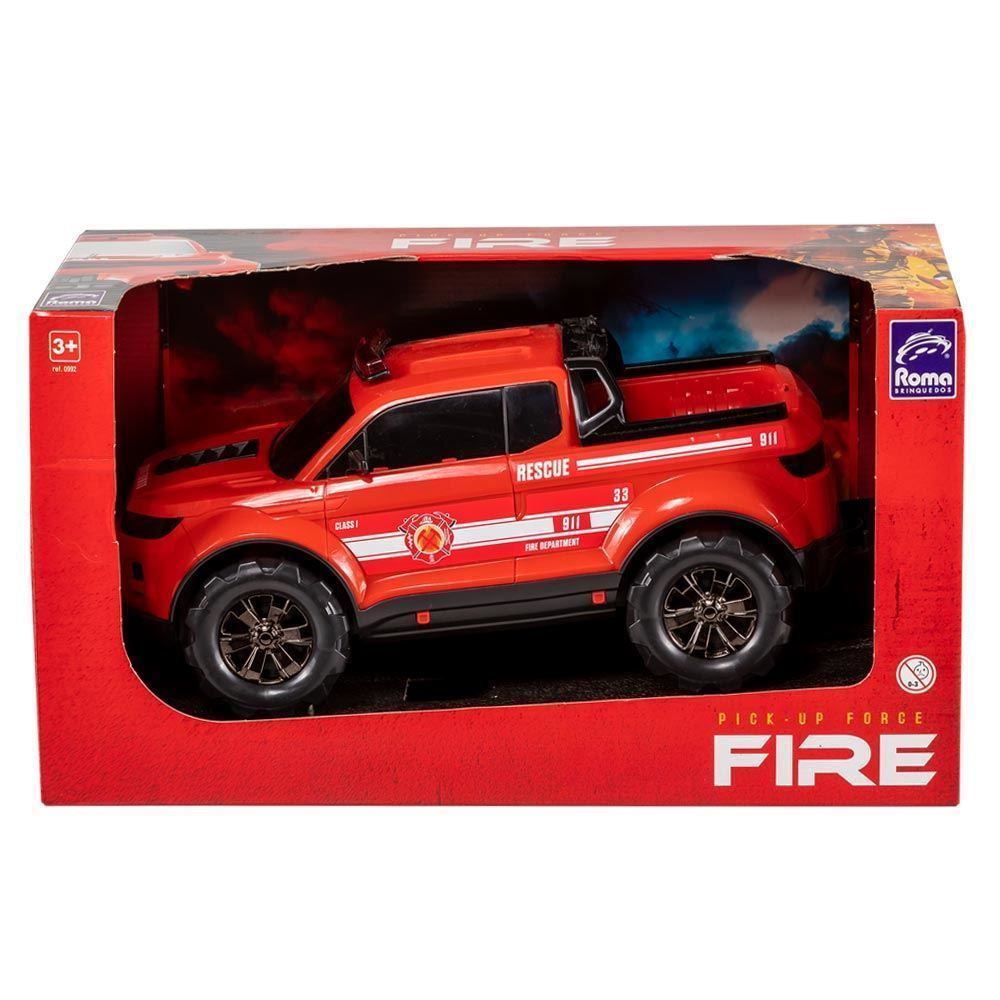 Carro Pick Up Force Fire Roma Brinquedos - 0992