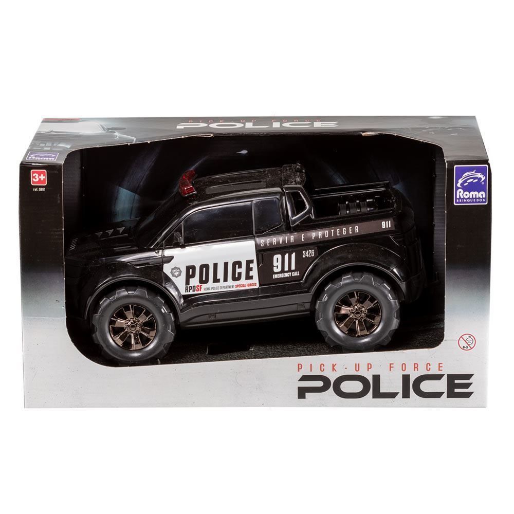Carro Pick Up Force Police Roma Brinquedos - 0991