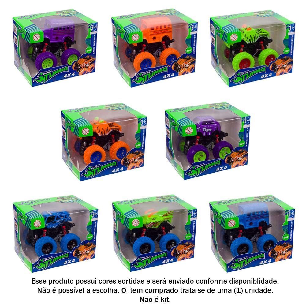 Carro Super Turbo Monster Hbr0214 Havan - Sortido