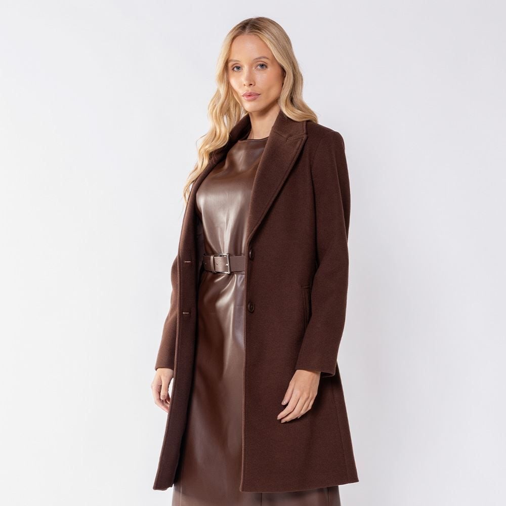 Casaco Sobretudo Feminino De Lã Patricia Foster