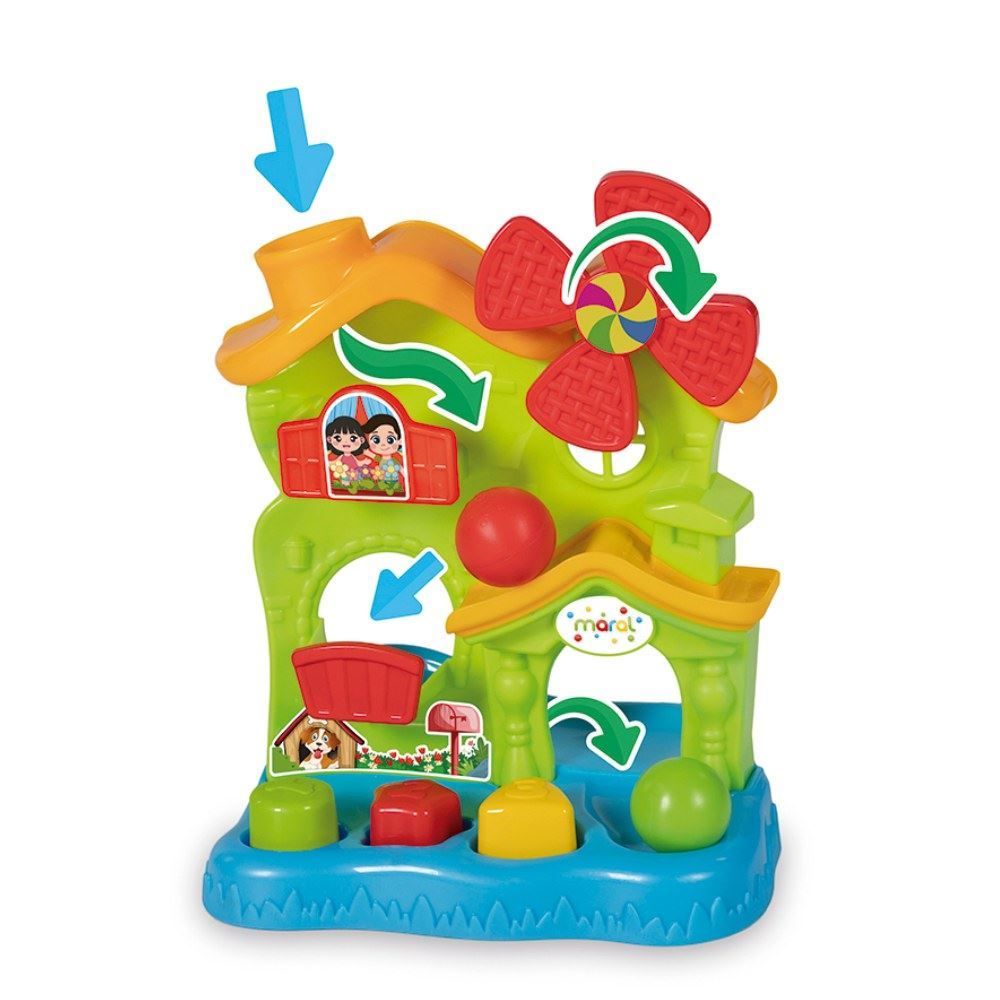 Casinha Com Bolinhas Play Home Ball Maral - Sortido