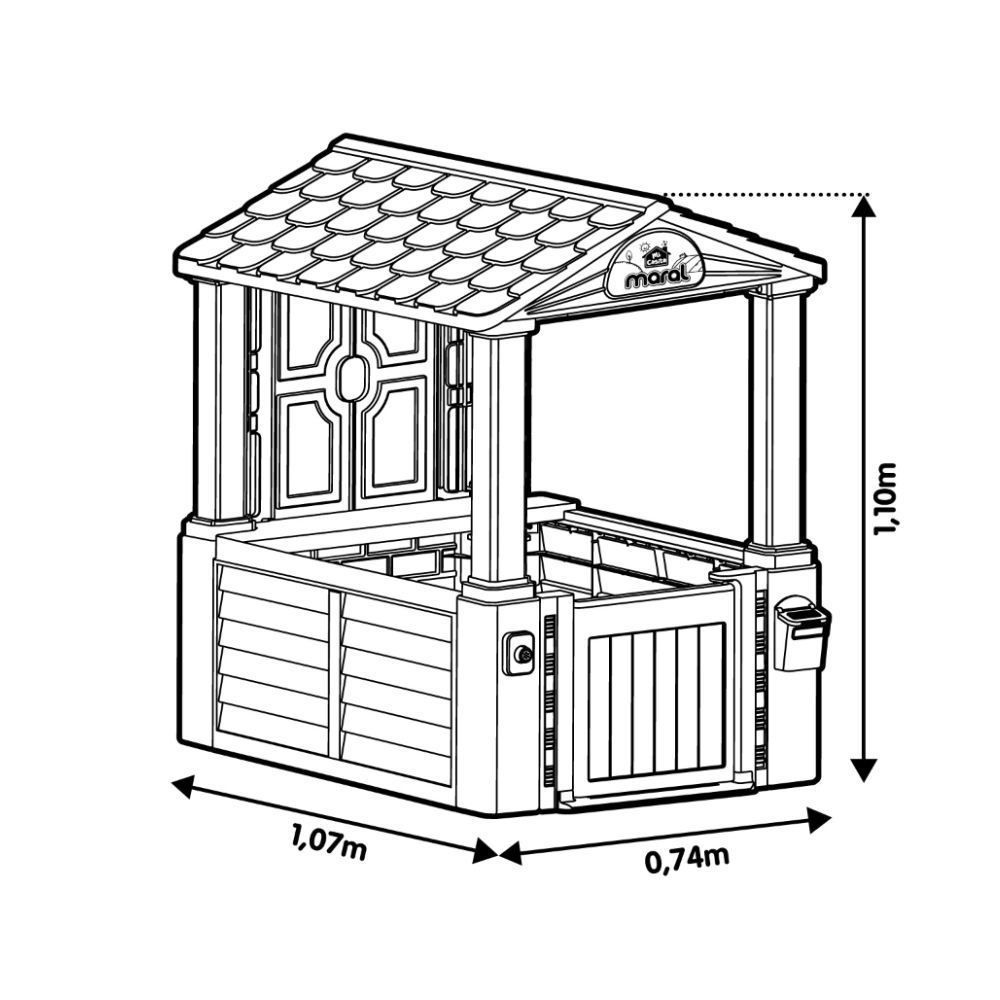 Casinha de Brinquedo Mi Casita Maral - Rosa