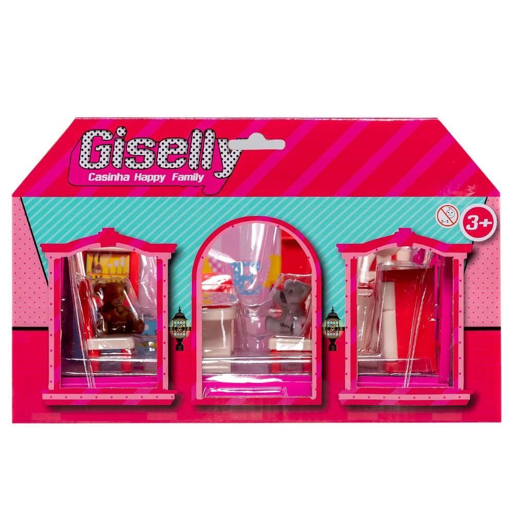 Casinha Happy Family Havan - HBR0146 - Rosa