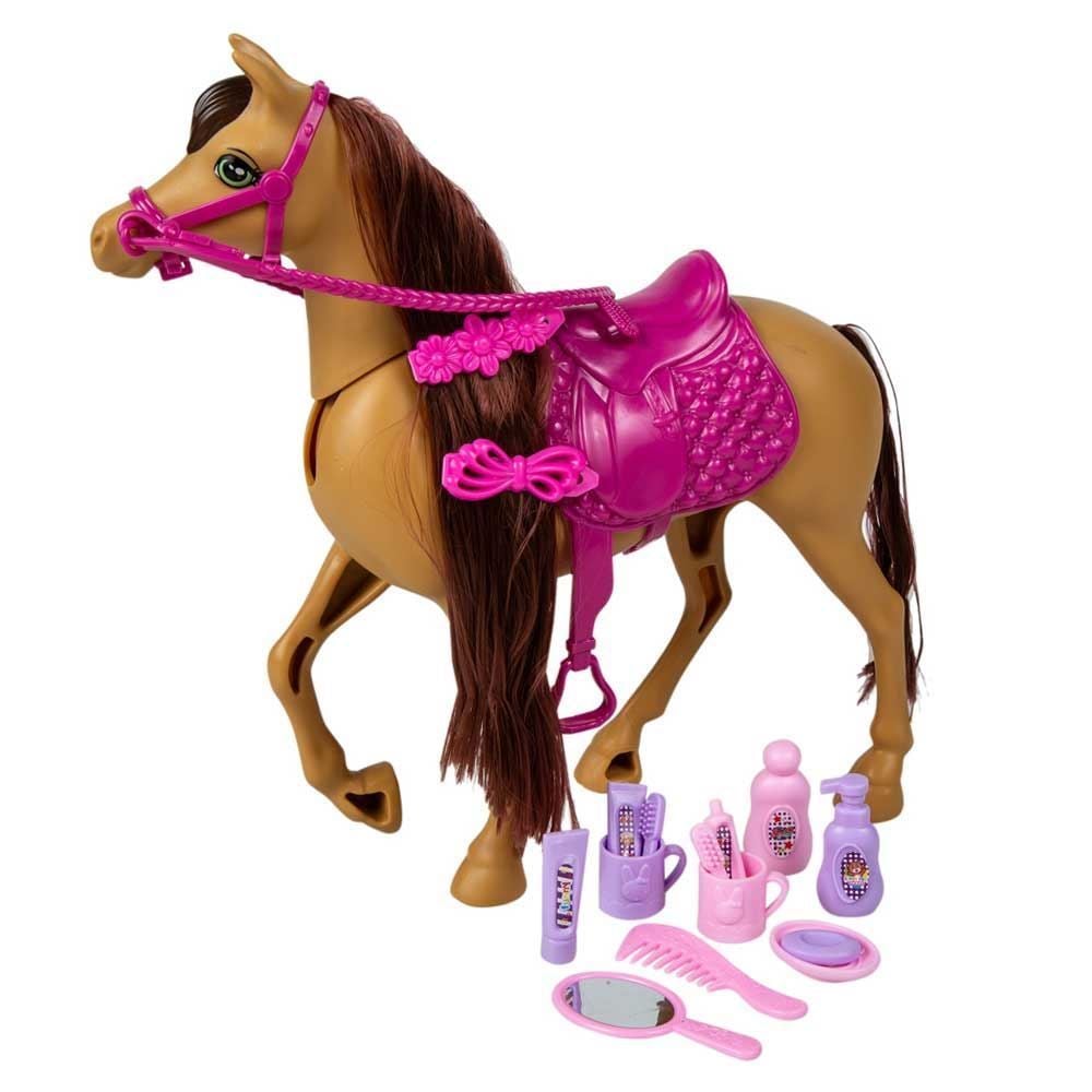 Cavalo Com Acessórios Helena Rosa Havan Toys - HBR0294