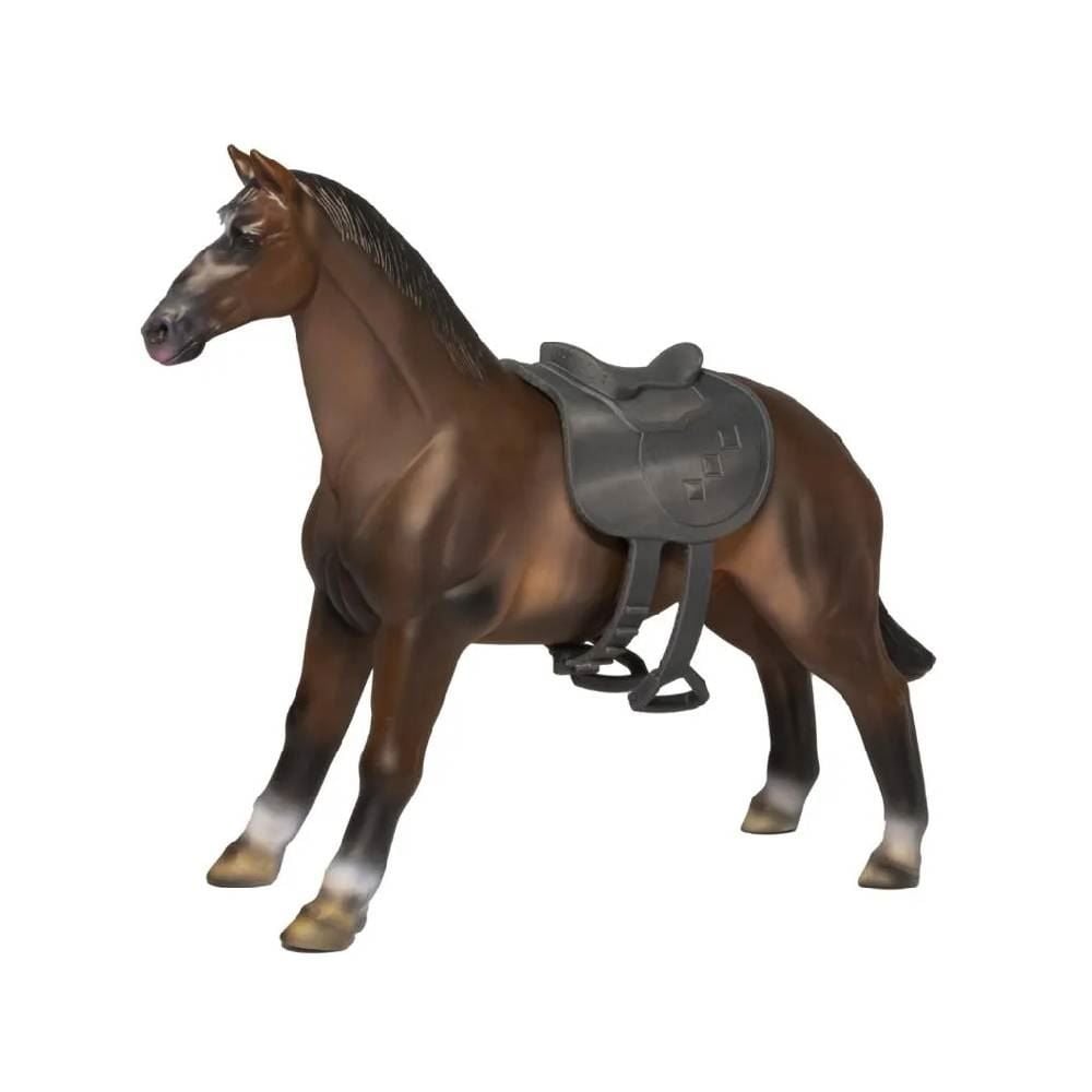 Cavalo Com Sela De Vinil Premium Db Play - VB407