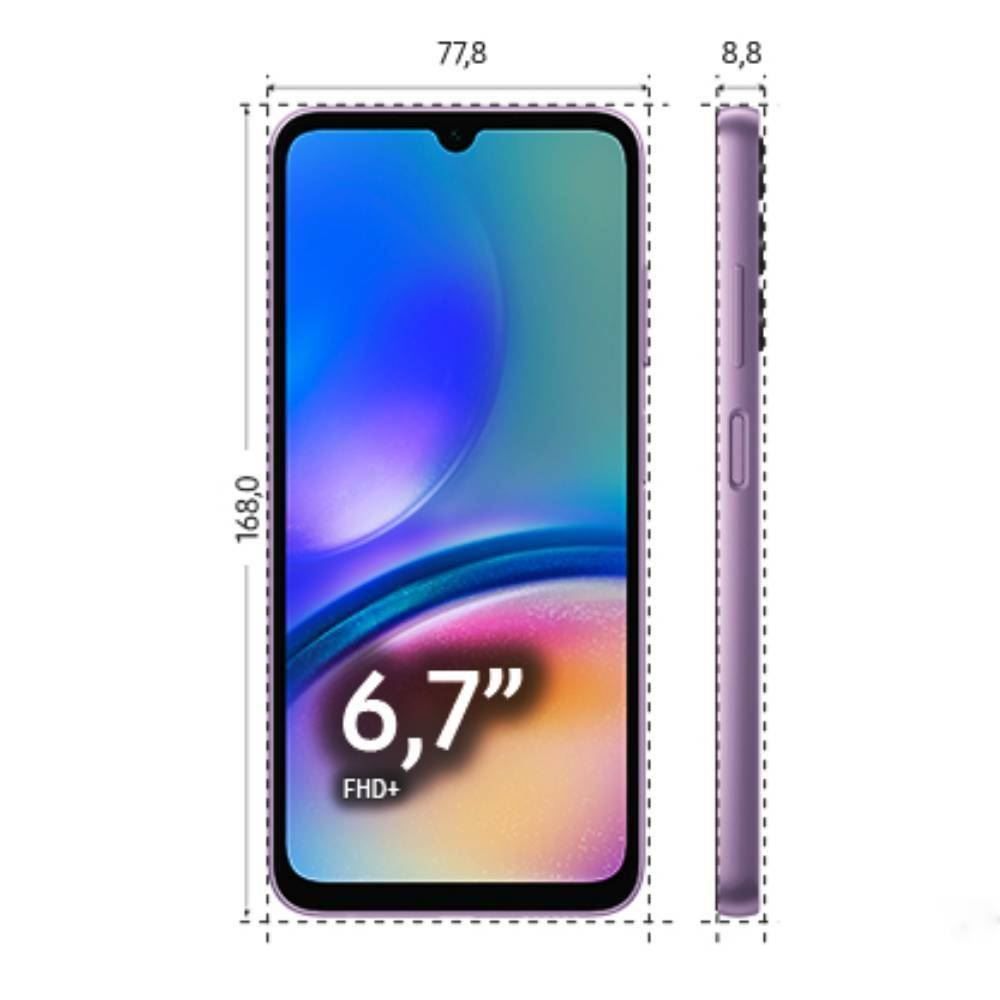 Celular Smartphone Galaxy A05s 4G Octacore 6Gb Ram 128Gb - Violeta
