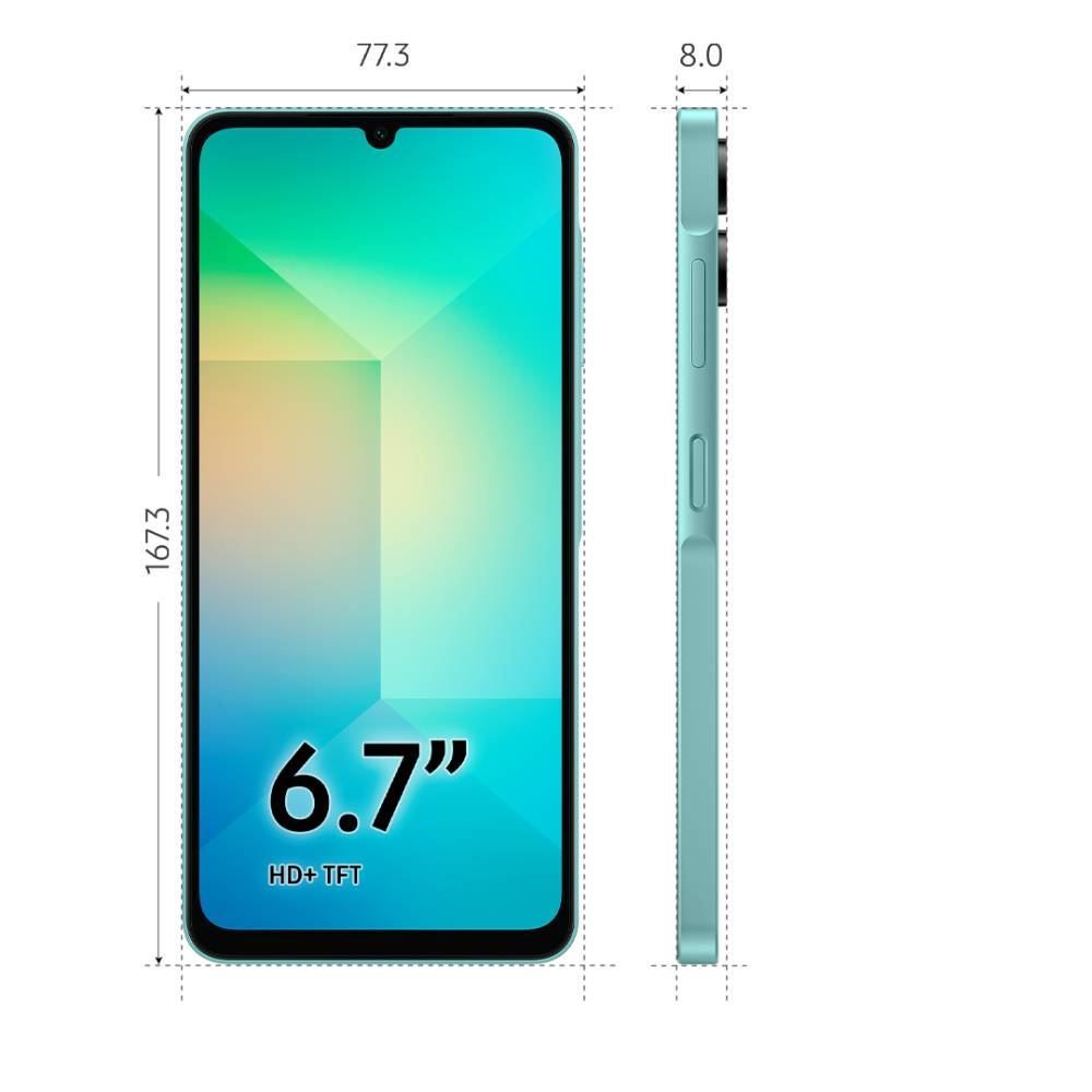 Celular Smartphone Galaxy A06 4G Octa Core 4Gb Ram 128Gb - Verde