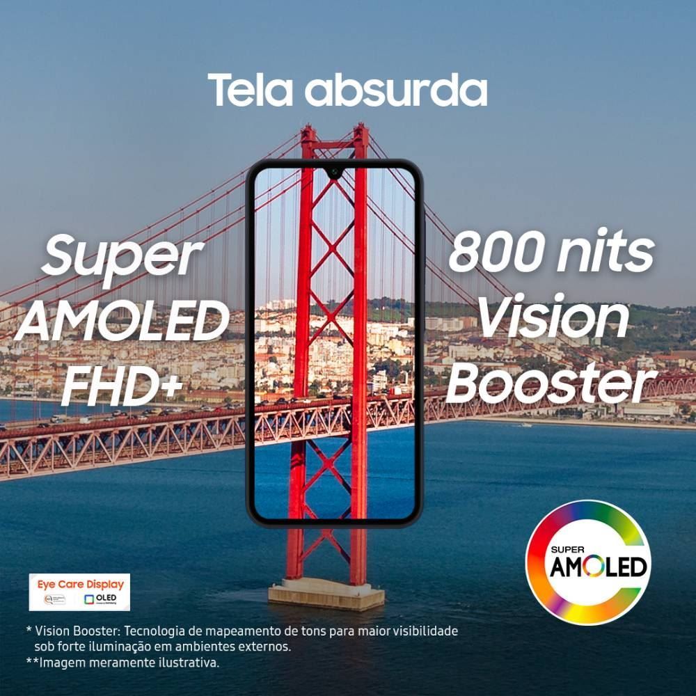 Celular Smartphone Galaxy A15 5G Octacore 4Gb Ram 128Gb - Azul escuro