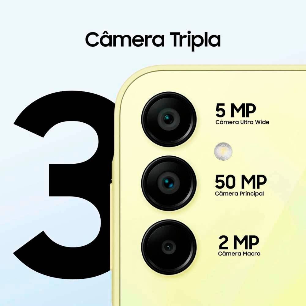 Celular Smartphone Galaxy A15 Lte 4G Octacore 8Gb Ram 256Gb - Verde claro