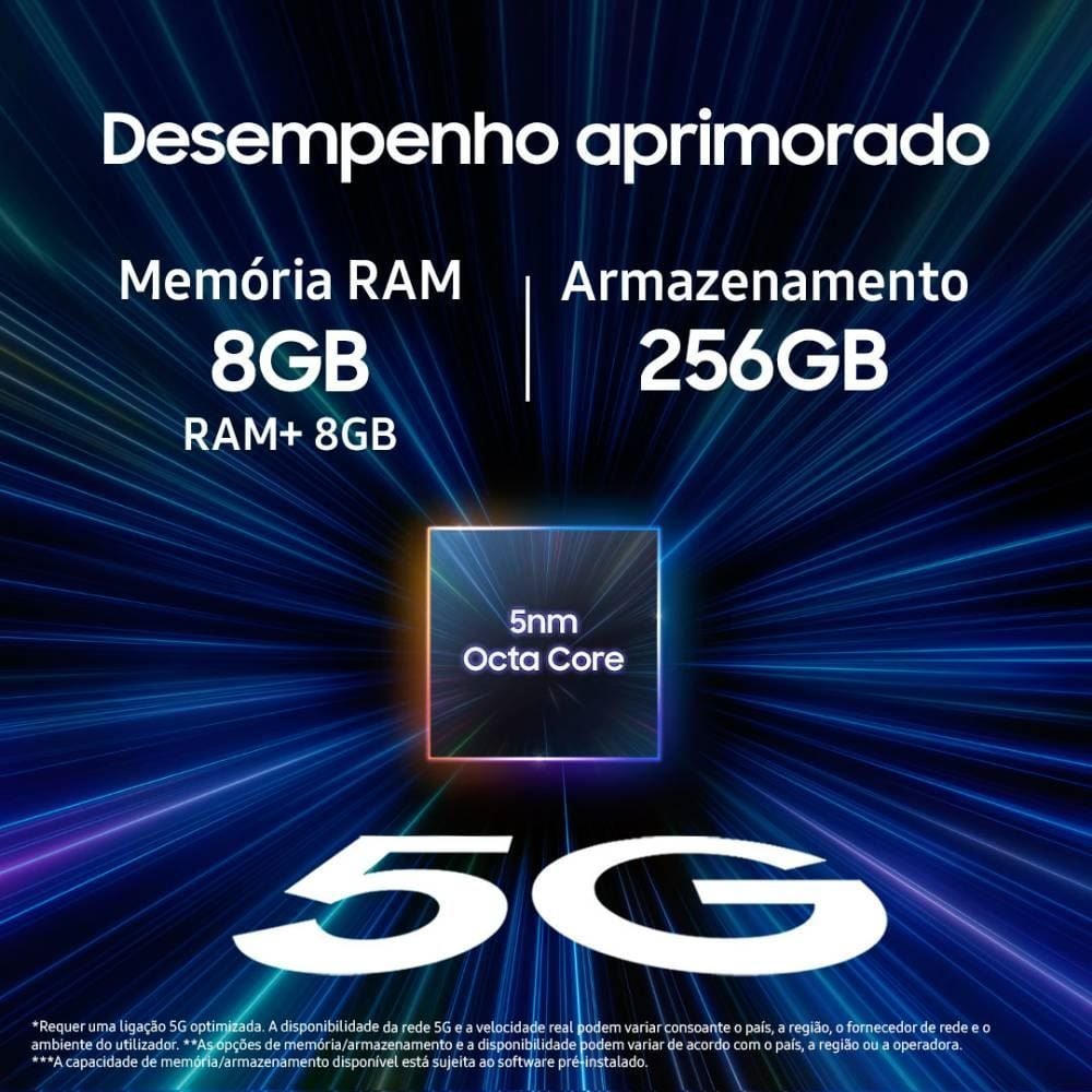 Celular Smartphone Galaxy A25 5G Octacore 8Gb Ram 256Gb - Verde claro