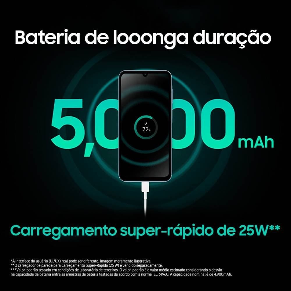 Celular Smartphone Galaxy A25 5G Octacore 8Gb Ram 256Gb - Verde claro