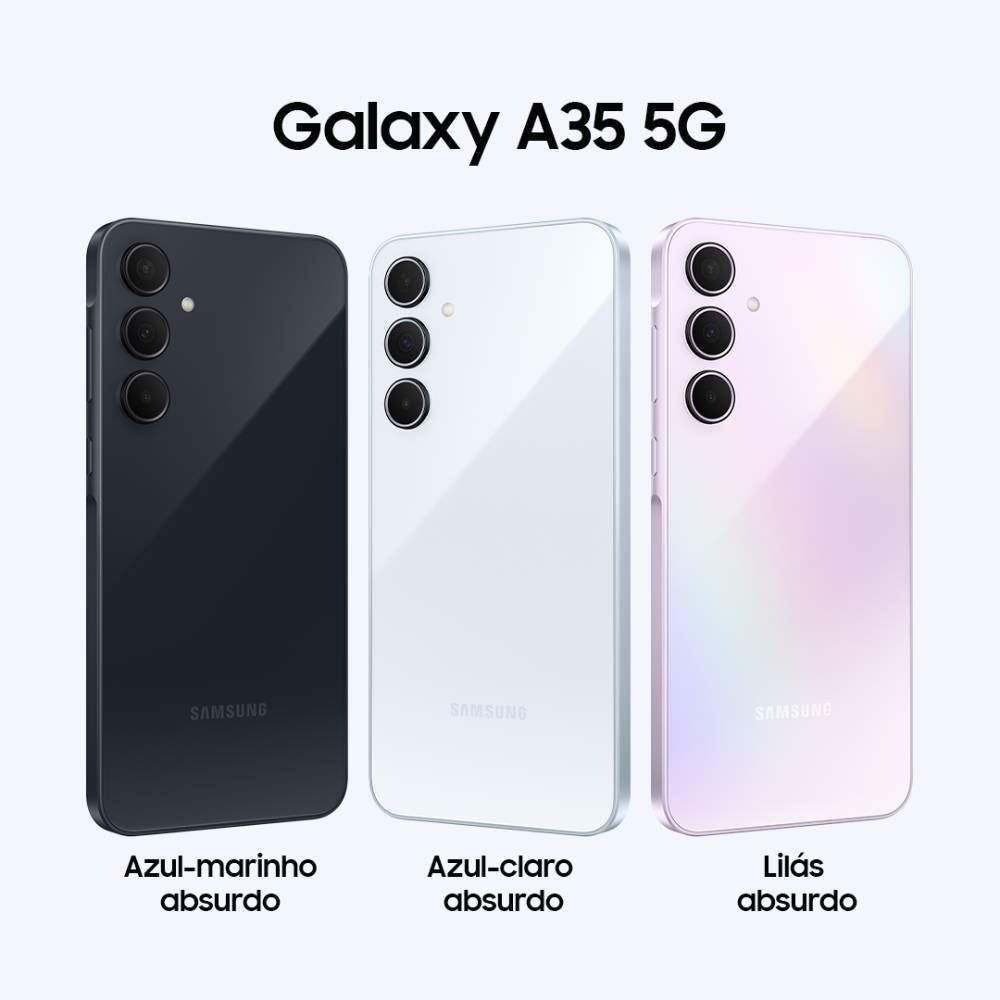 Celular Smartphone Galaxy A35 5G Octacore 6Gb Ram 128Gb - Azul Claro
