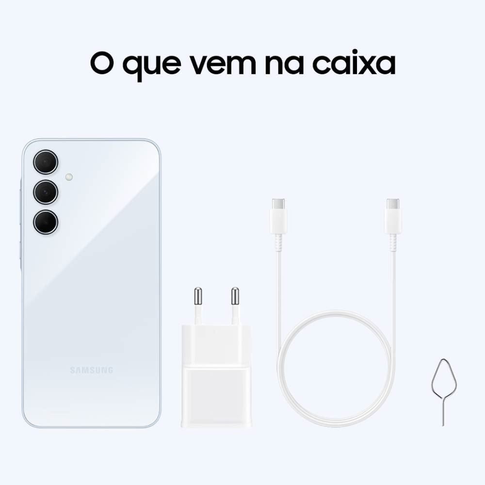 Celular Smartphone Galaxy A35 5G Octacore 6Gb Ram 128Gb - Azul Claro