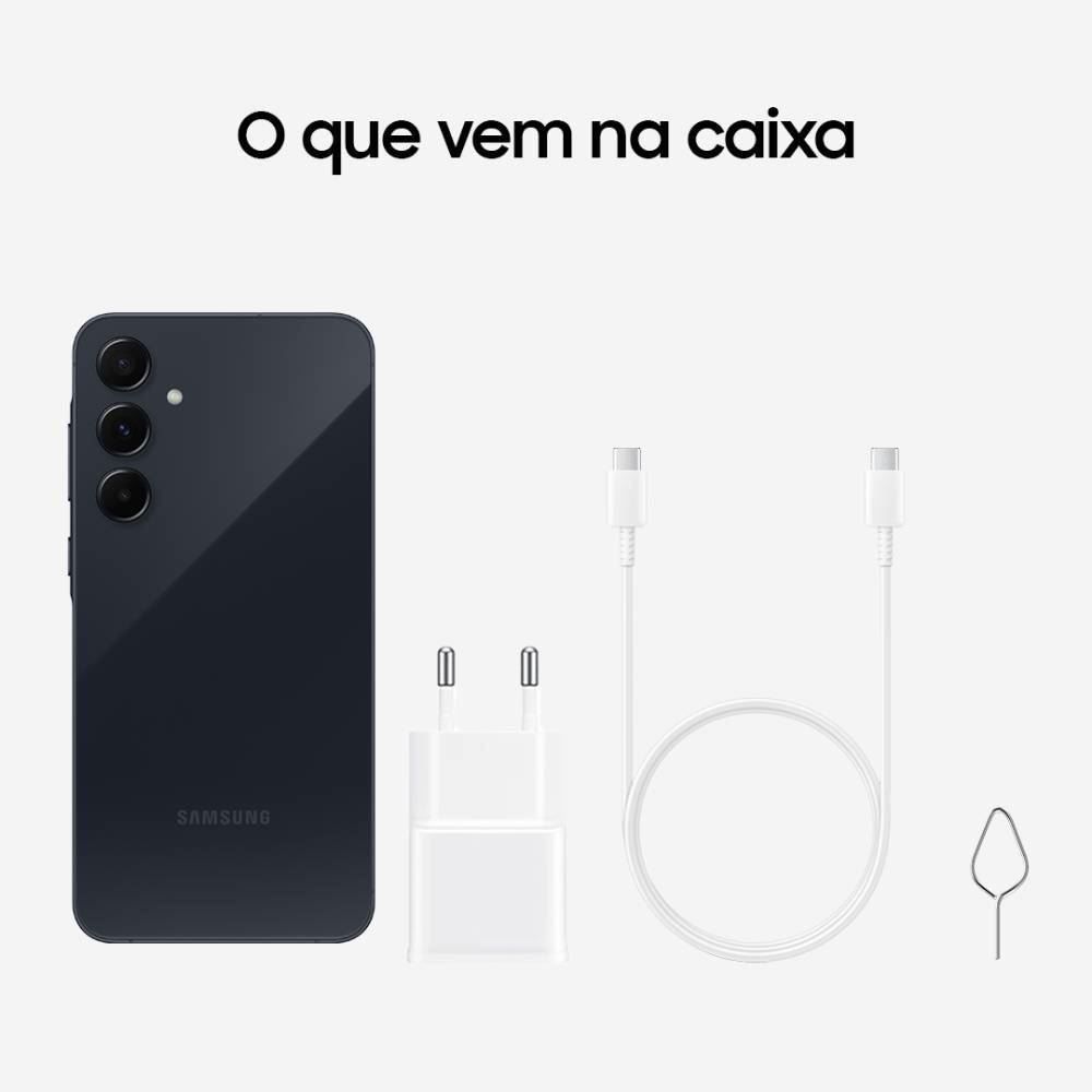 Celular Smartphone Galaxy A55 5G Octacore 8Gb Ram 128Gb - Azul Escuro