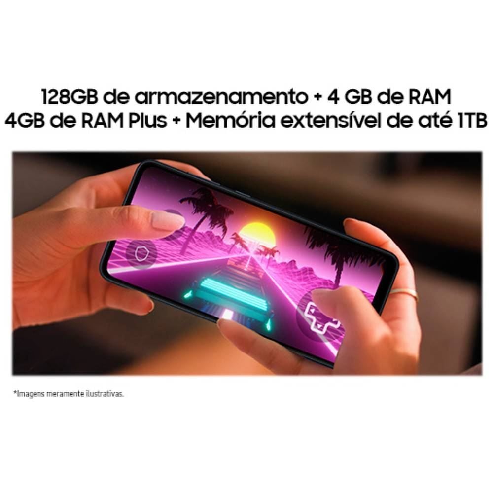 Celular Smartphone Samsung Galaxy A05 4G Octacore 4Gb Ram 128Gb - Preto