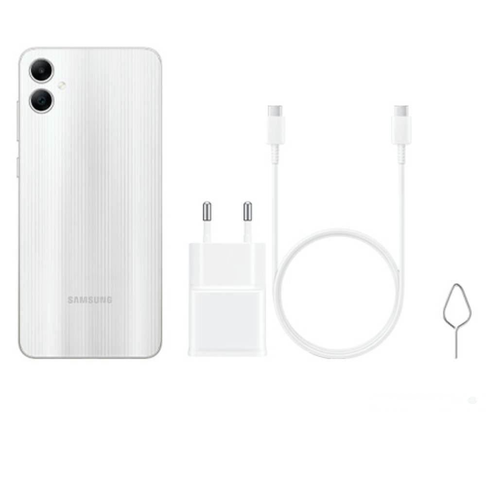 Celular Smartphone Samsung Galaxy A05 4G Octacore 4Gb Ram 128Gb - Prata