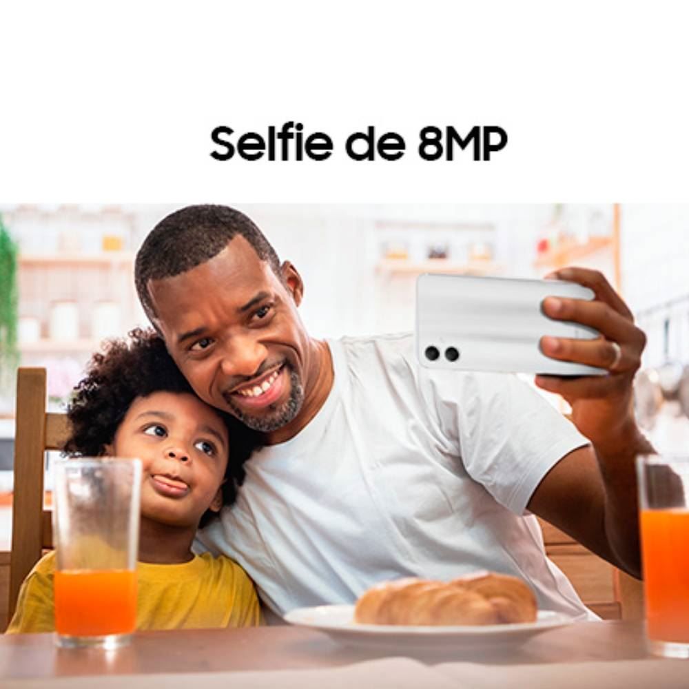 Celular Smartphone Samsung Galaxy A05 4G Octacore 4Gb Ram 128Gb - Prata