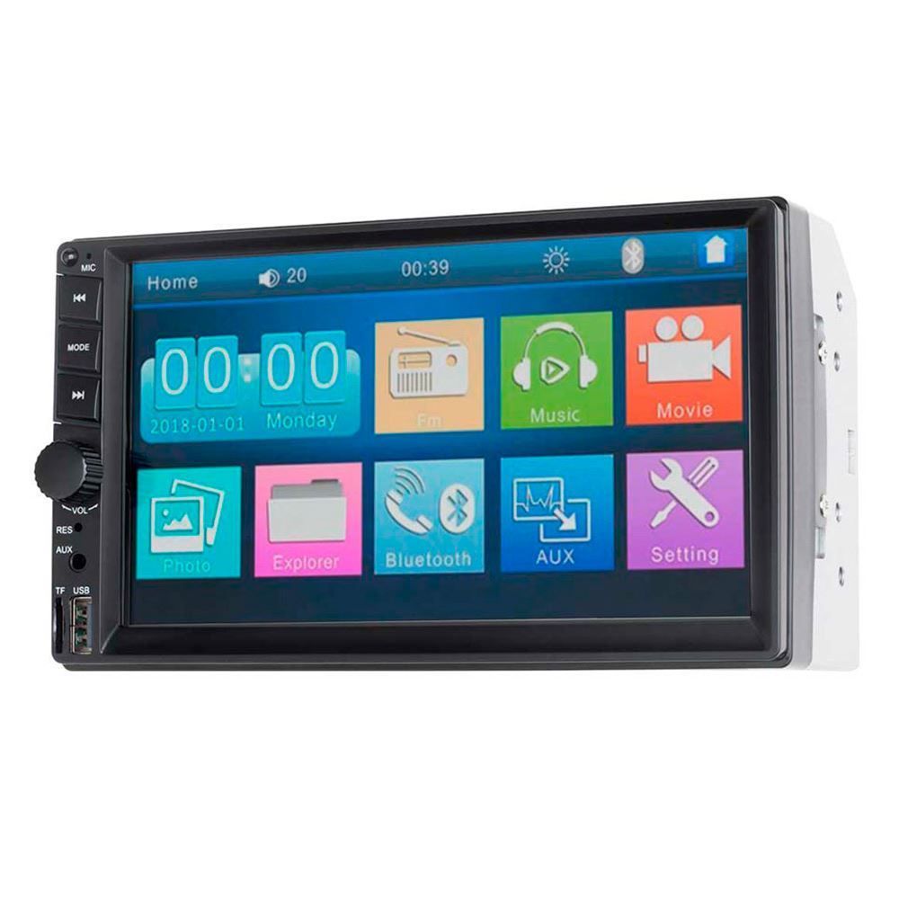 Central Multimídia Evolve Mp5 7" Multilaser - 2 DIN