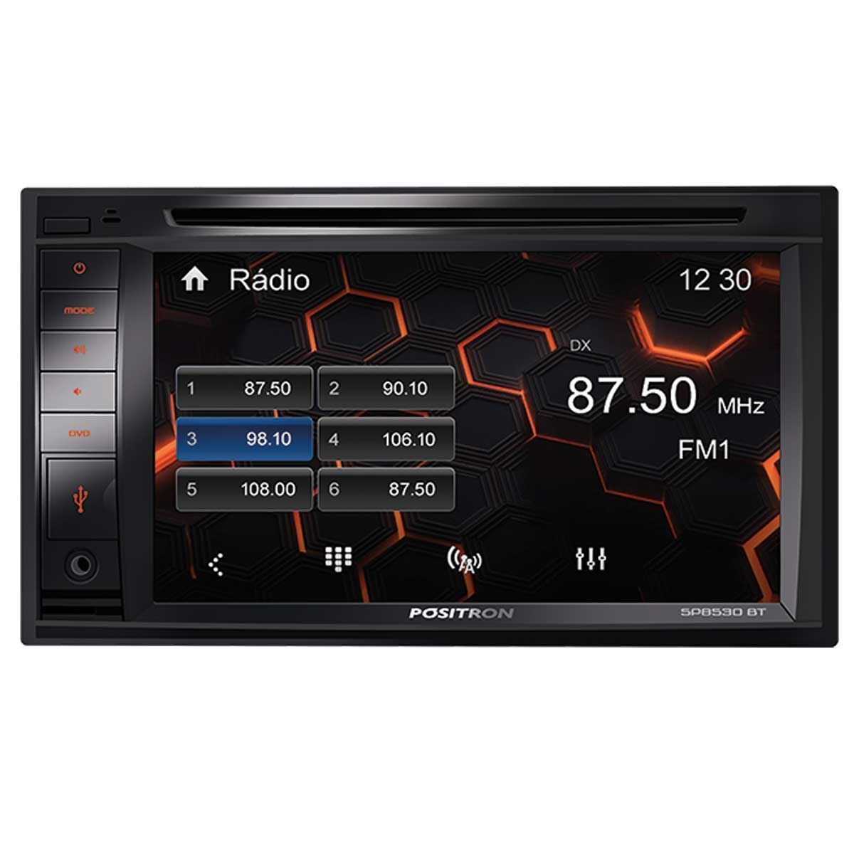 Central Multimidia Sp 8530 Bluetooth Positron - 2 DIN