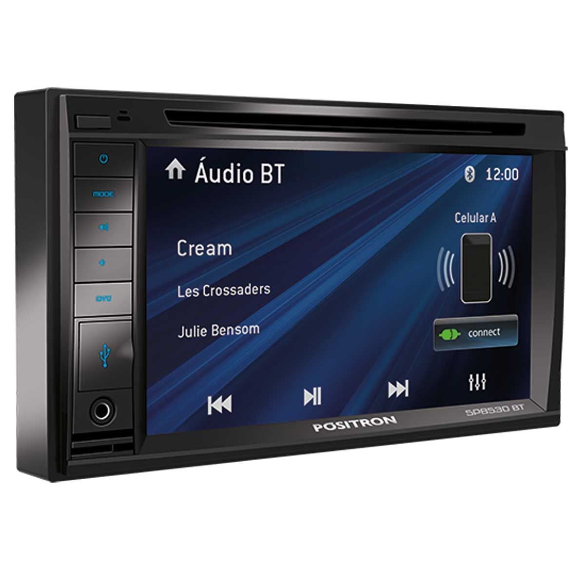 Central Multimidia Sp 8530 Bluetooth Positron - 2 DIN