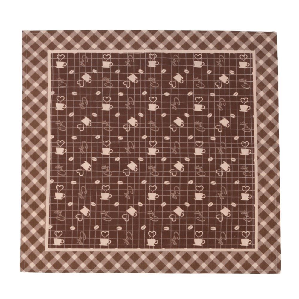 Centro de Mesa 75X75 cm Havan Casa - Café