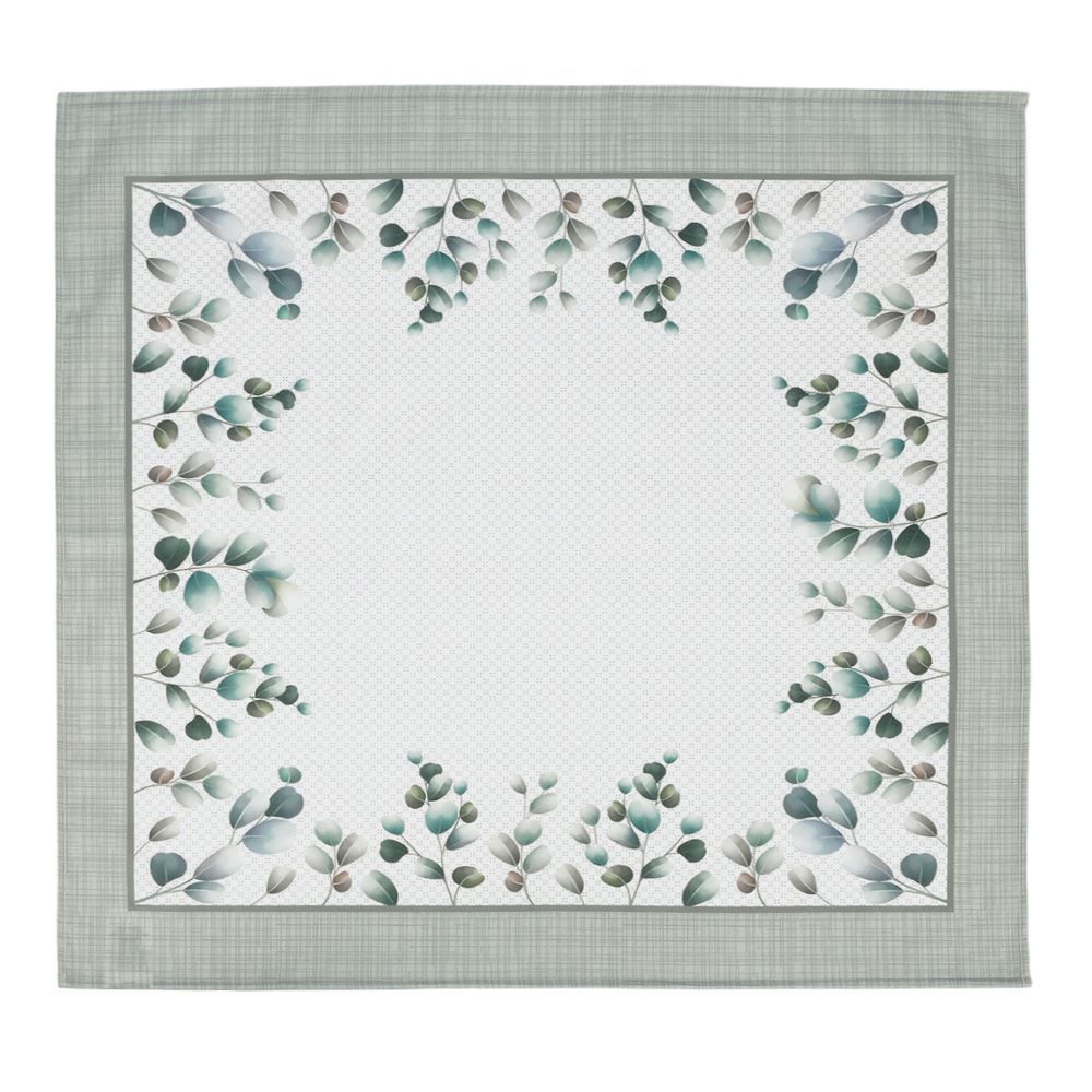 Centro de Mesa 78X78 cm Clean Renova Dohler - Folhas Verdes