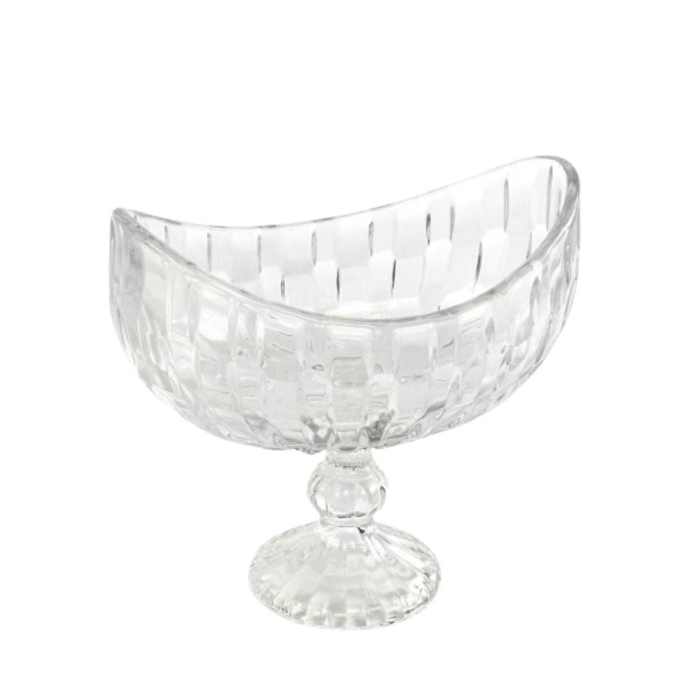 Centro de Mesa com Pé Brusque Hauskraft - Vidro