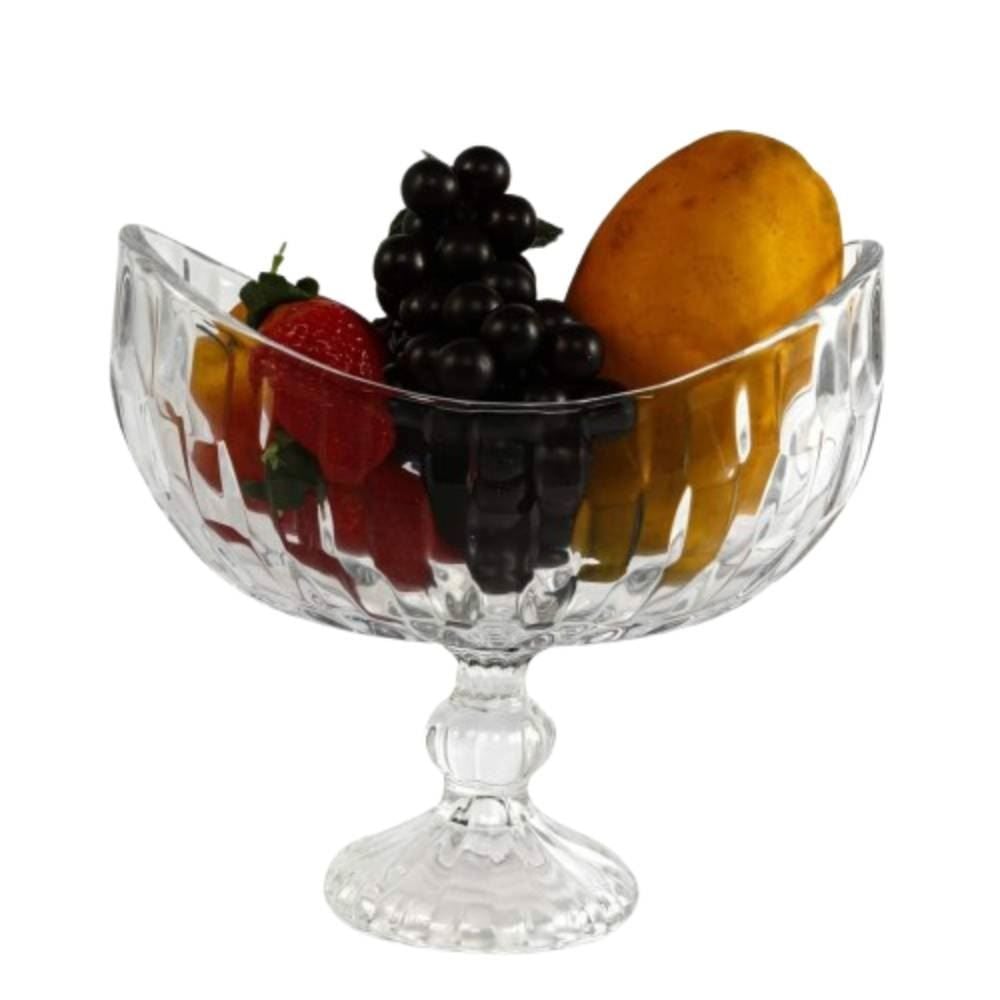 Centro de Mesa com Pé Brusque Hauskraft - Vidro