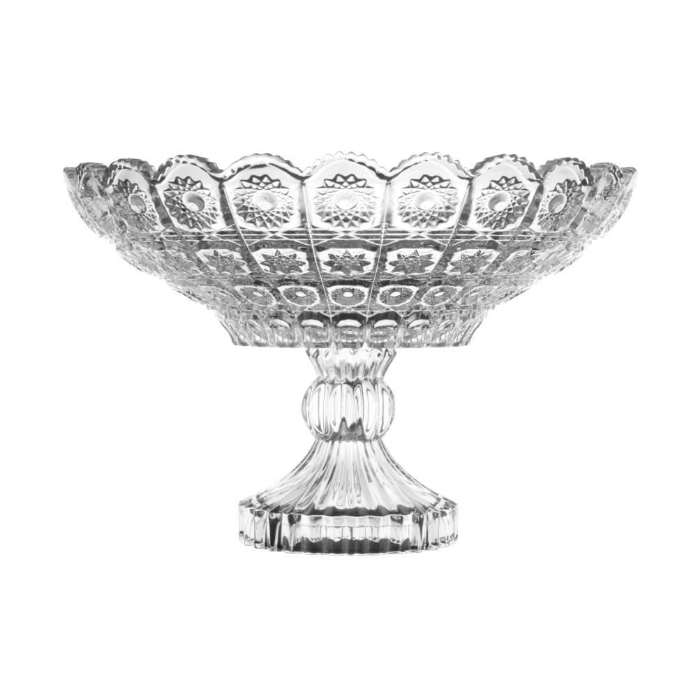 Centro De Mesa Com Pé Solar Havan Casa 30Cm - Transparente