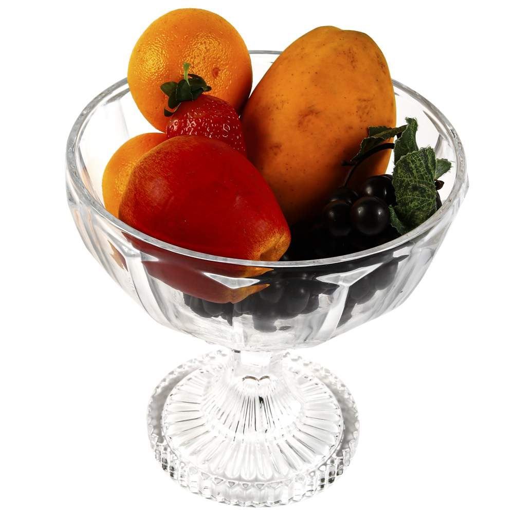 Centro De Mesa Com Pé Splendor L'hermitage 21,5 Cm - Vidro