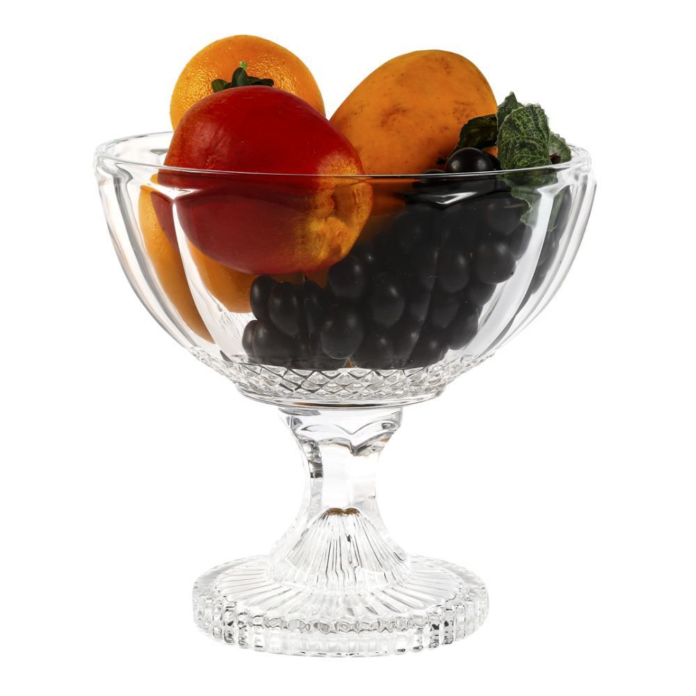 Centro De Mesa Com Pé Splendor L'hermitage 21,5 Cm - Vidro