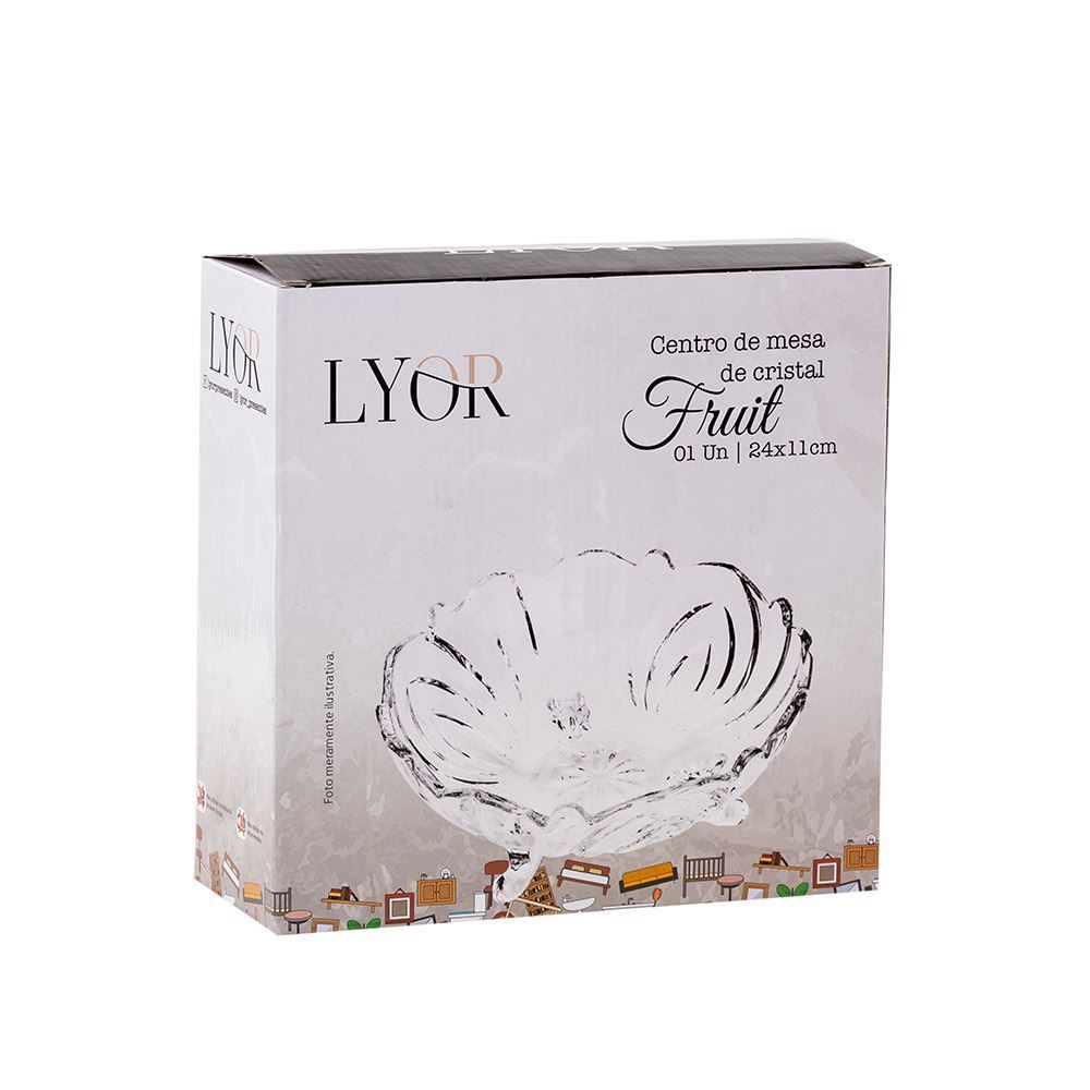 Centro De Mesa Fruit Lyor - Cristal
