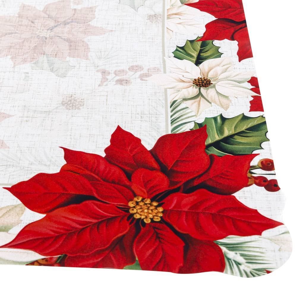 Centro de Mesa Natal Encantando 70X70 cm Havan Casa - Flores