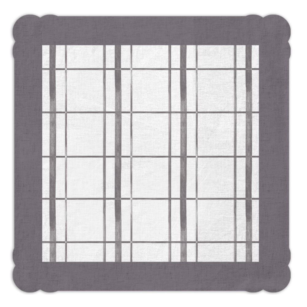 Centro De Mesa Viena 65X65 Cm Havan Casa - Linho Cinza Urbano