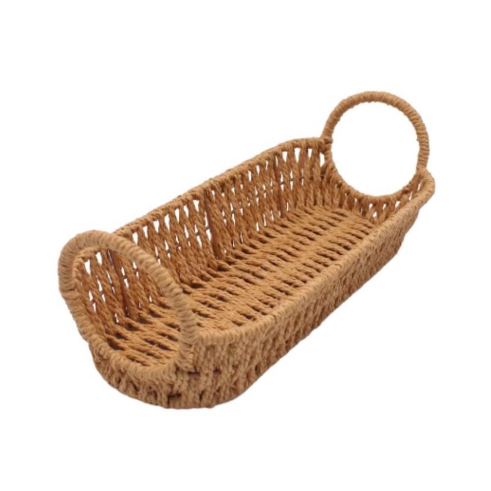 Cesta De Pão Com Alça Havan Casa 34X14cm - Oval