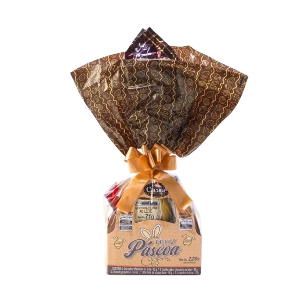 Cesta de Páscoa Pequena Sortida Cacauê - 220g