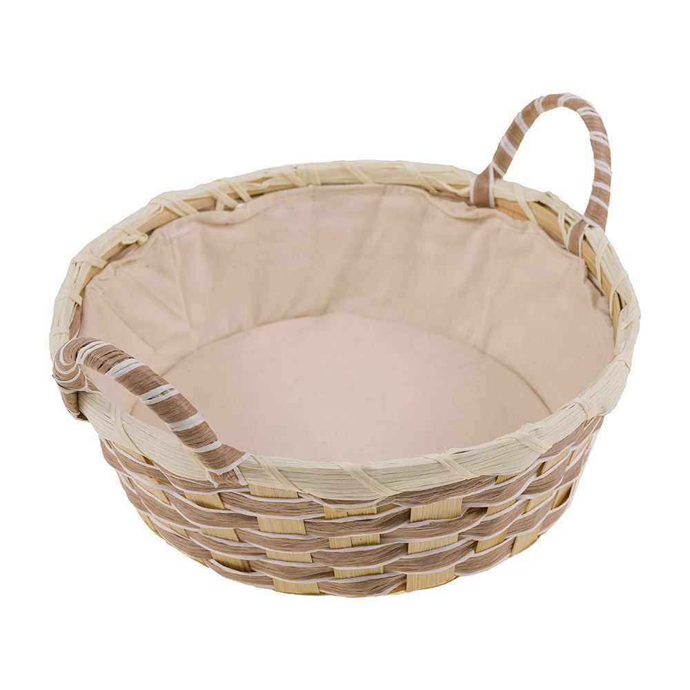 Cesta De Tecido Solecasa Natural 22,5Cm - Trama