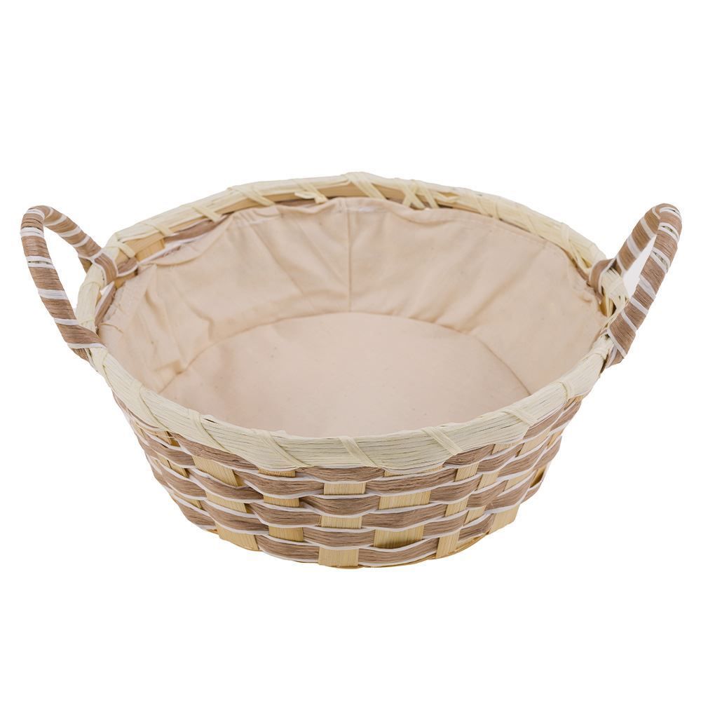 Cesta De Tecido Solecasa Natural 22,5Cm - Trama
