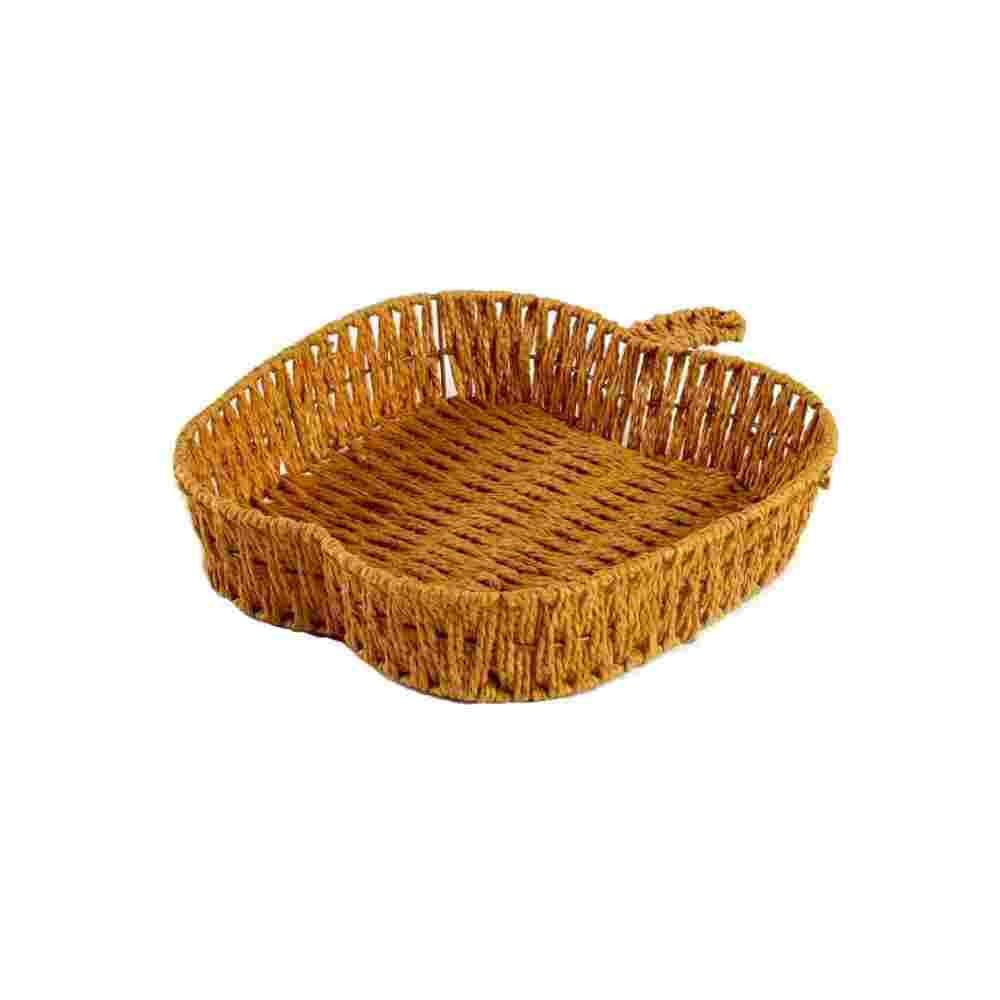 Cesta Decorativa De Maçã Trama Havan Casa - 23Cm