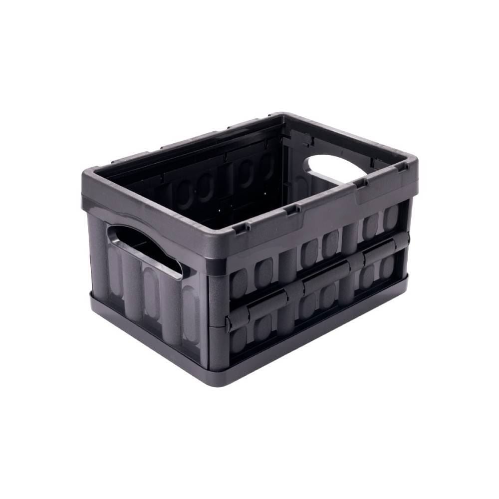 Caixa Organizadora Dobrável Eco Plasútil 12 Litros - Preto