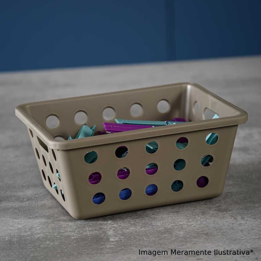 Cesto Organizador One Coza 1,5 Litros - Warm Gray