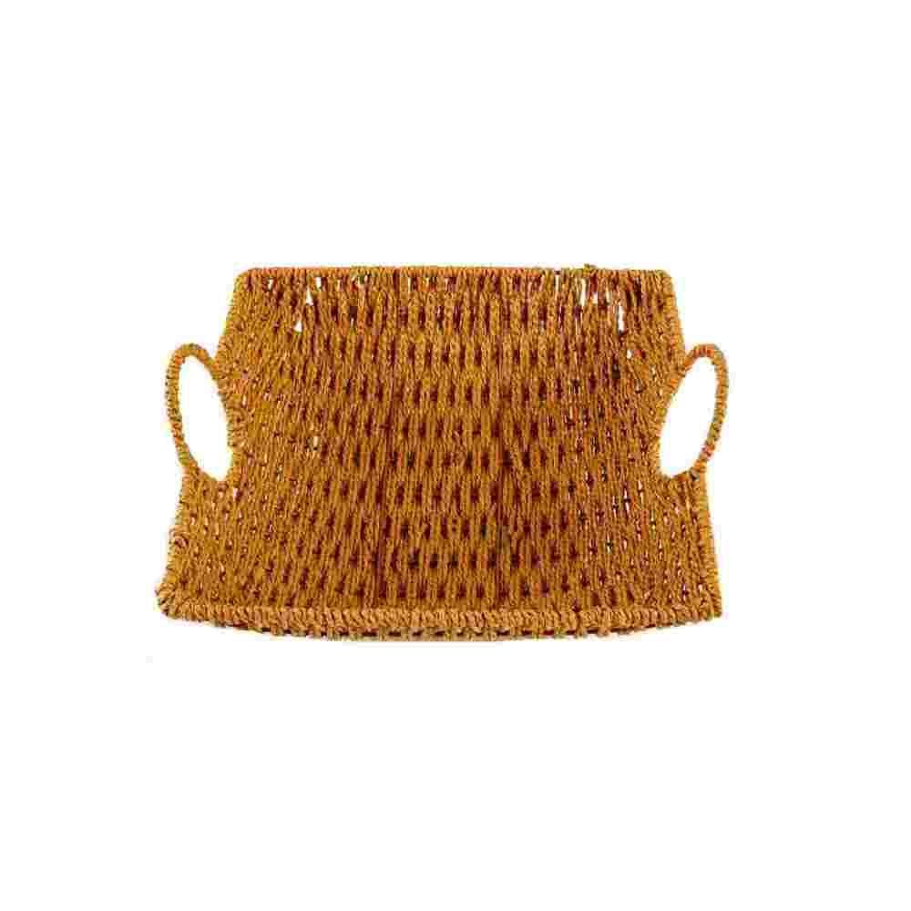 Cesta Quadrada Com Alça Havan Casa - 22,5cm