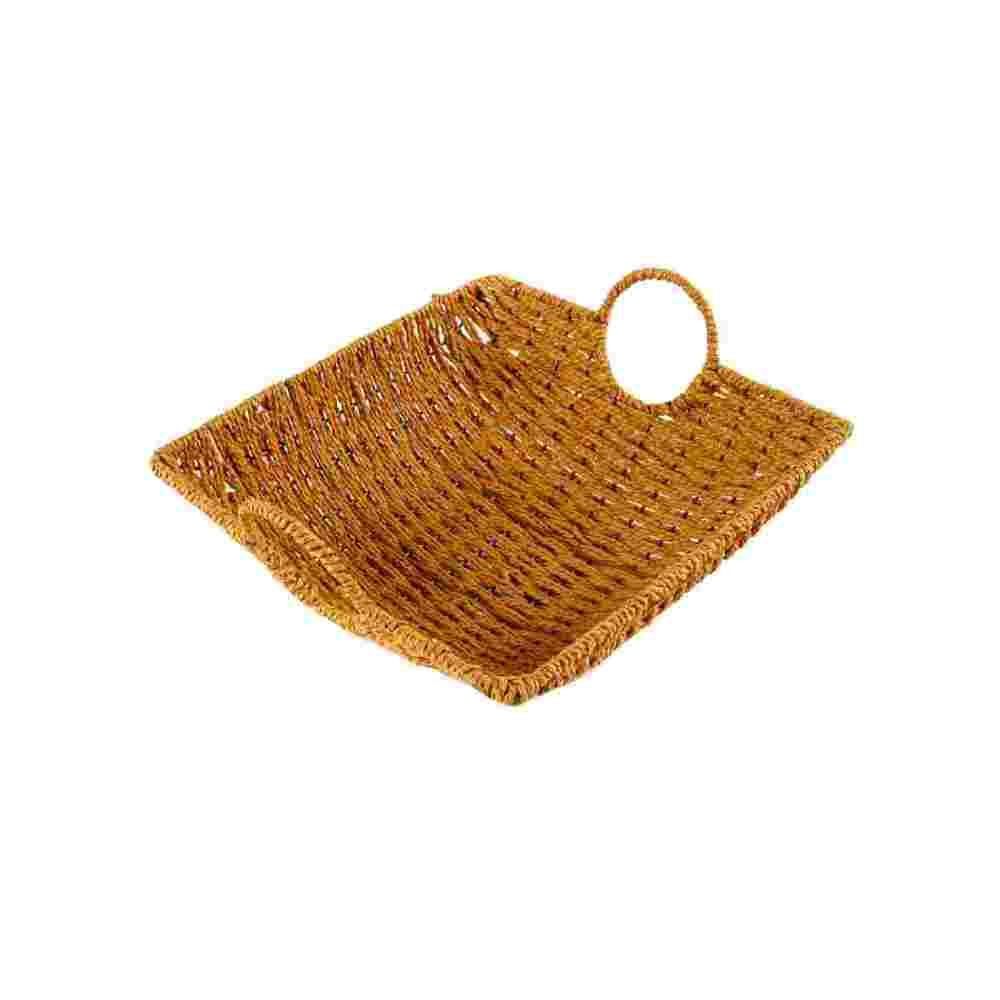 Cesta Quadrada Com Alça Havan Casa - 22,5cm