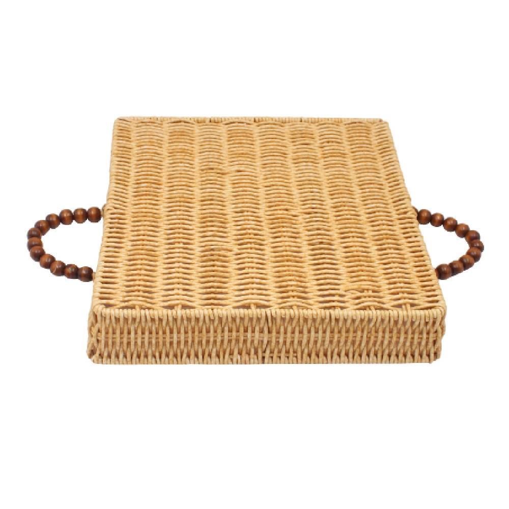 Cesta Quadrada Trama Com Alça Havan Casa - 28cm