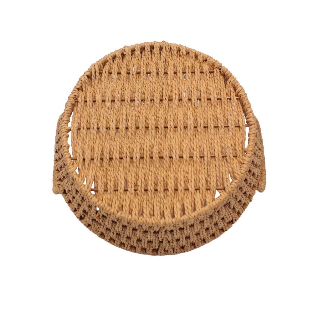Cesta Redonda Com Alça 26Cm - Havan Casa