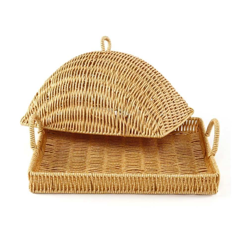 Cesta Retangular Com Tampa Havan Casa 35Cm - DIVERSOS